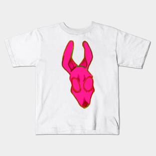 RUN RABBIT (PINK) Kids T-Shirt